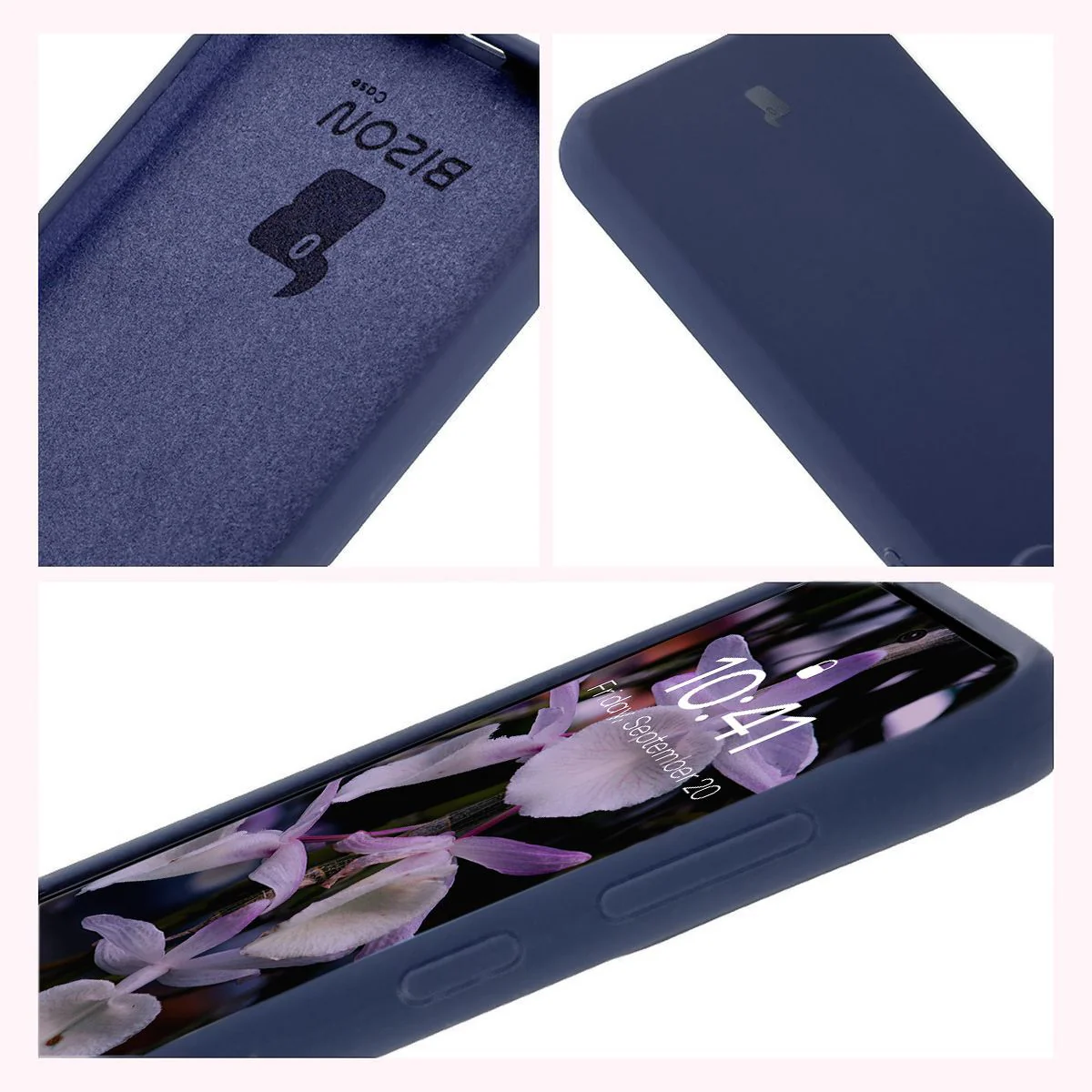 Silikon Handyhülle für Galaxy A56 5G, Bizon Soft Case, Dunkelblau - Image 6