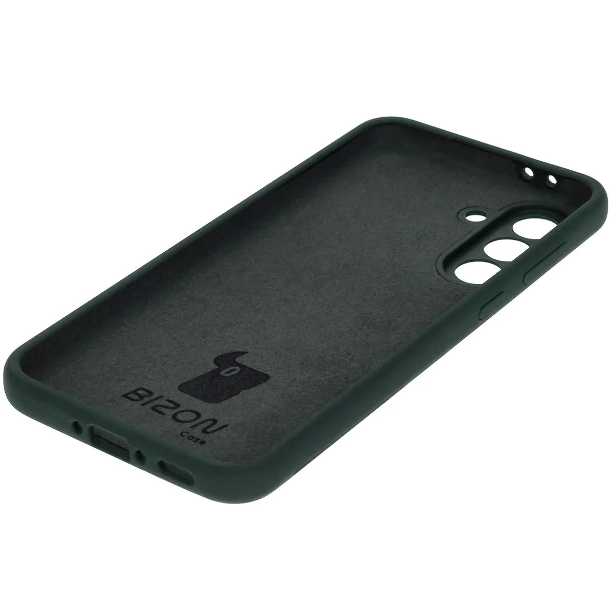 Silikon Handyhülle für Galaxy A56 5G, Bizon Soft Case, Dunkelgrün - Image 4