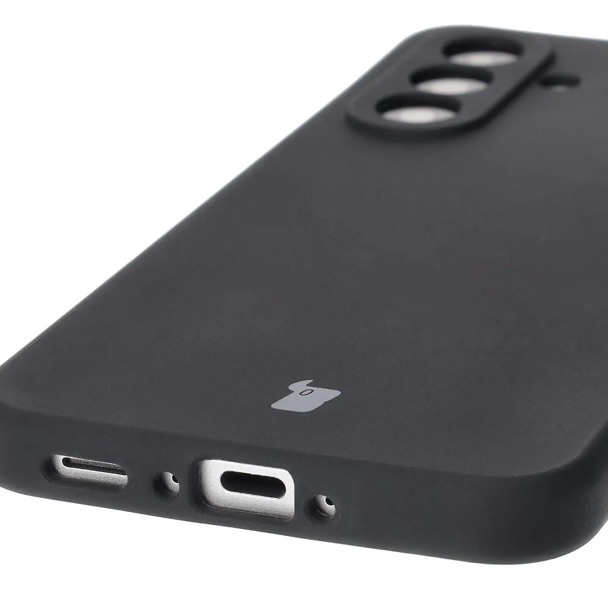 Silikon Handyhülle für Galaxy A56 5G, Bizon Soft Case, Schwarz - Image 3