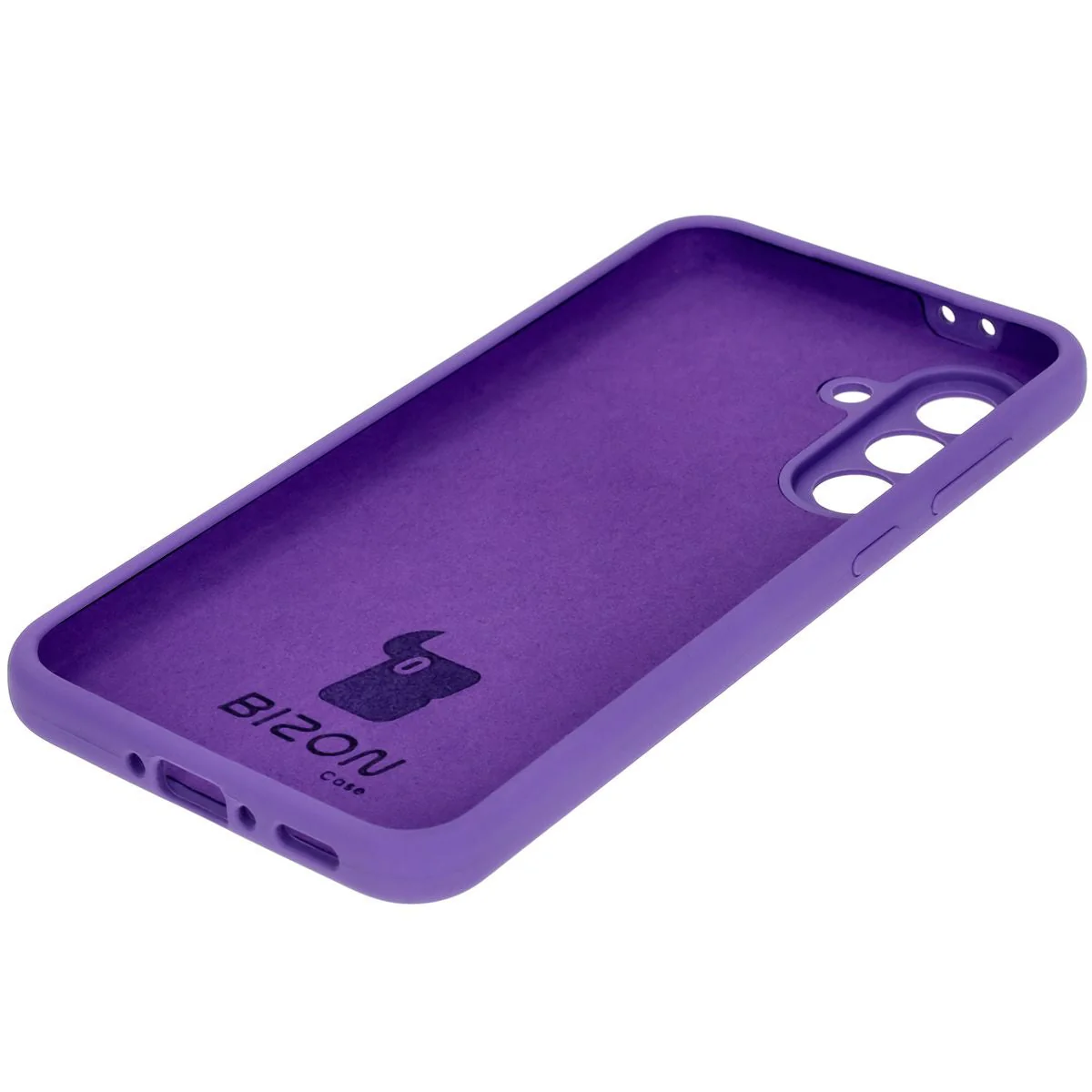 Silikon Handyhülle für Galaxy A56 5G, Bizon Soft Case, Violett - Image 4